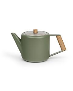 Teekanne Duet Design Boston 1,1L armeegrün
