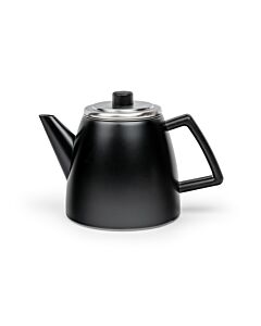 Teekanne Duet Odense 1,1L schwarz matt