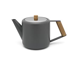 Teekanne Duet Design Boston 1,1L grau