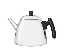 Teekanne Duet Classic 1,2L flach schwarz