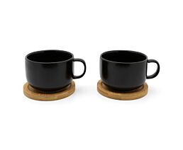 Teetasse Umea 250ml schwarz 2er-Set