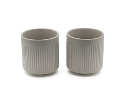 Teetasse Skagen hellgrau 2er-Set