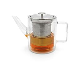 Teekanne San Remo 1,0L doppelwandiges Glas