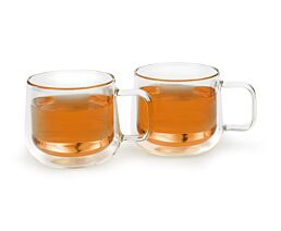 Doppelwandiges Glas Merano 350ml 2er-Set