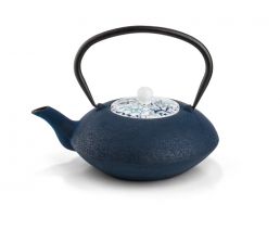 Teekanne Yantai 1,2L Gusseisen blau