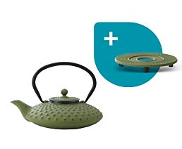 Teekanne Xilin Gusseisen 0,8L grün