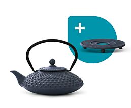 Teekanne Xilin Gusseisen 1,25L blau