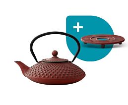 Teekanne Xilin Gusseisen 1,25L rot